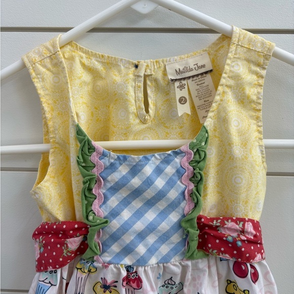 Matilda Jane Yellow and White Cupcake Dress - Picture 3 of 8